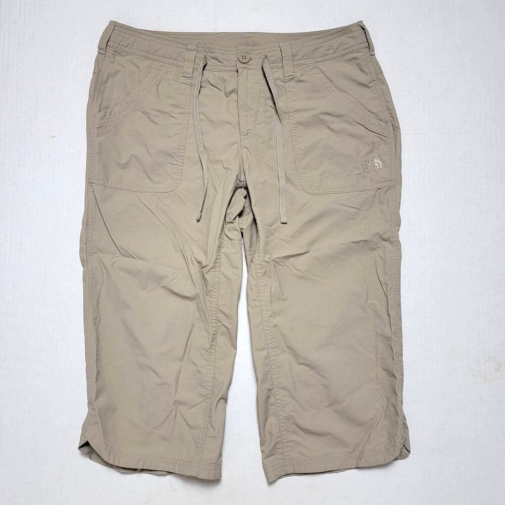 The North Face Tan Cargo Capri Pants SZ 10